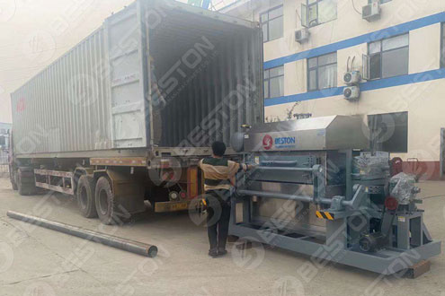BTF4-4 Beston Paper Tray Making Machine Shipped to Zambia
